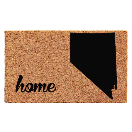 Calloway Mills Entrance Mat, Coir, Natural, Black 105321830